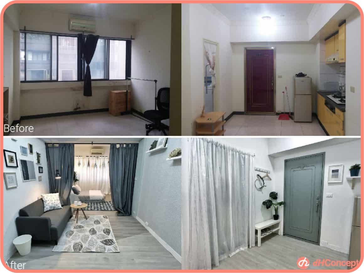 空間快速簡單又兼併質感的「 輕裝潢 」